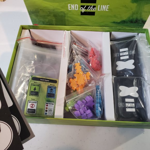 End of the Line Post Apocalyptic Family Survival Board Game Like New RARE - Picture 9 of 9